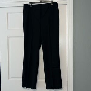 NWT Talbots Black Wool Flannel Pants Sz 12